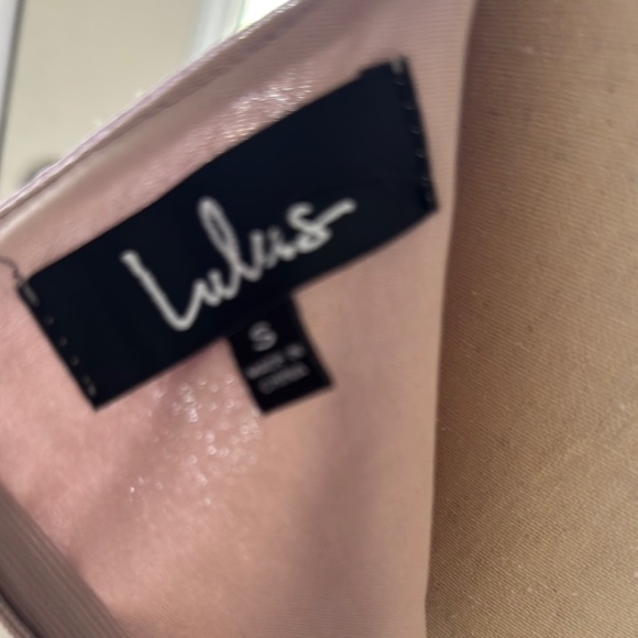 Lulus, size small. Elegant Lavender Evening Gown - Picture 3 of 5